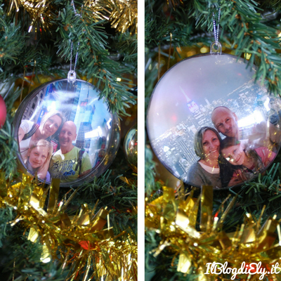 Palline Di Natale Personalizzate Con Foto Fai Da Te.Palline Di Natale Fai Da Te Con Fotografie Dei Piccoli Viaggiatori Per Albero