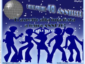 consigli per organizzare festa anni 70