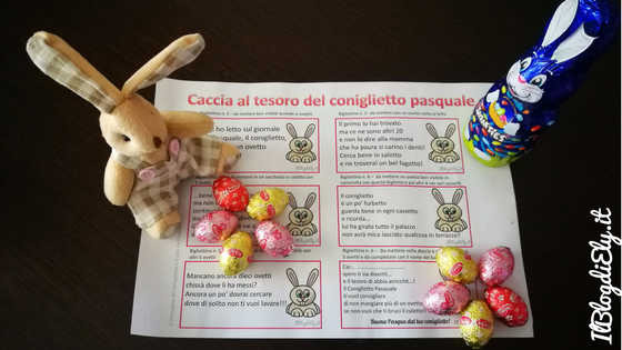 caccia al tesoro di pasqua da scaricare e stampare