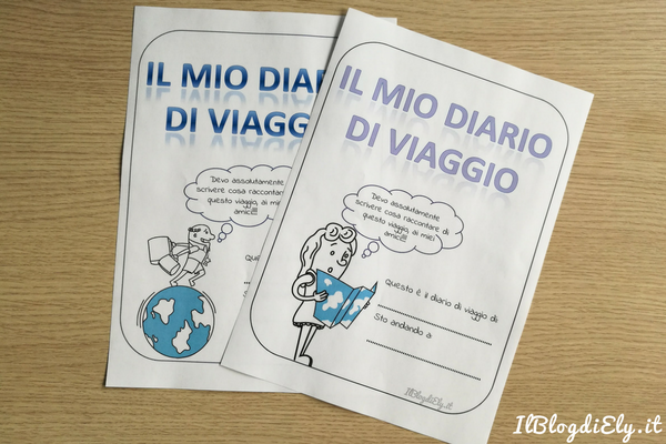 Diario di viaggio per bambini da scaricare e stampare 