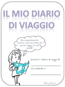 diario di viaggio per bambina