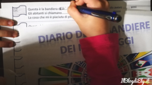 diario delle bandiere per bambini da scaricare e stampare