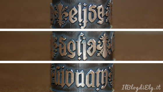 anello con ambigramma il blog di ely