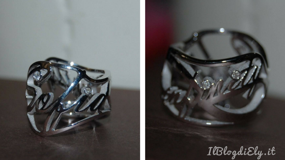 anello personalizzato infinity