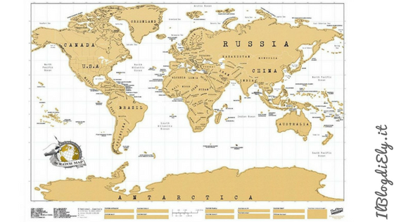 mappa scratch per segnare viaggi