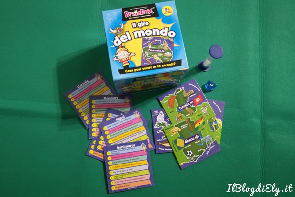 Giochi per bambini a tema viaggio: Il giro del mondo Brainbox 