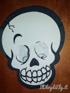 trucco parrucco teschio halloween