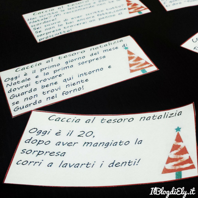 caccia al tesoro di natale da stampare