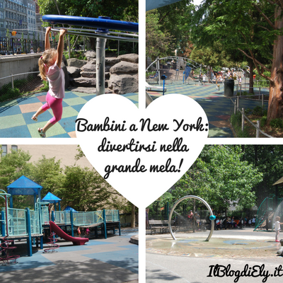 bambini a new york all'aria aperta