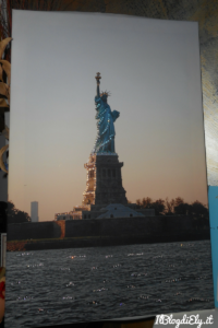 quadro con brillantini fai da te new york