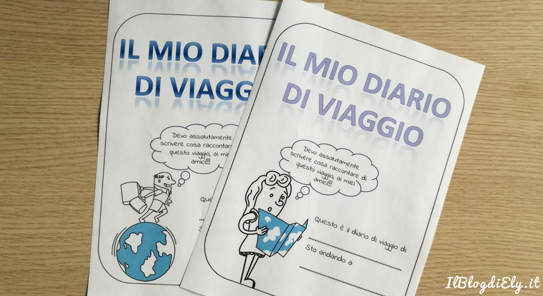 diario di viaggio per bambini da scaricare