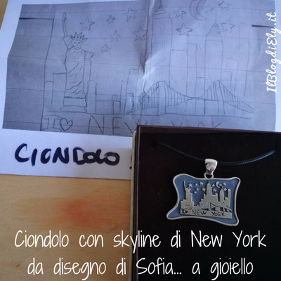 ciondolo skyline new york da disegno a gioiello