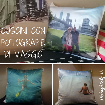 cuscini con fotografia per arredare casa